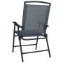 Bistrotisch und 3 Stühle, grauer Stahl von vidaXL, Gartensets - Ref: Foro24-3054571, Preis: 141,45 €, Rabatt: %