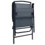 Bistrotisch und 3 Stühle, grauer Stahl von vidaXL, Gartensets - Ref: Foro24-3054571, Preis: 127,57 €, Rabatt: %