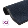 Rectangular entrance rugs with 2 units of blue knots, 60x90 cm. by vidaXL, Doormats - Ref: Foro24-3051608, Price: 36,93 €, Di...
