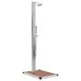 Garden shower with WPC stainless steel tray by vidaXL, Pool and spa accessories - Ref: Foro24-3051285, Price: 299,87 €, Disco...
