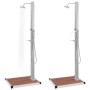 Ducha de jardín con plato acero inoxidable WPC de vidaXL, Accesorios para piscinas y spa - Ref: Foro24-3051285, Precio: 261,57 €