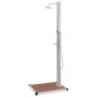 Garden shower with WPC stainless steel tray by vidaXL, Pool and spa accessories - Ref: Foro24-3051285, Price: 299,87 €, Disco...