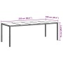 Conjunto de Comedor de Jardín 9 pcs Beige Poliratán
