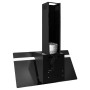 Steel and black tempered glass wall extractor hood 90 cm by vidaXL, Extractors - Ref: Foro24-51673, Price: 236,36 €, Discount: %