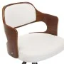 Swivel office chair curved wood white synthetic leather by vidaXL, Office chairs - Ref: Foro24-3054849, Price: 145,58 €, Disc...