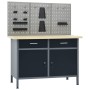 Workbench with three wall panels by vidaXL, Work tables - Ref: Foro24-3053428, Price: 370,67 €, Discount: %