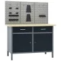 Workbench with three wall panels by vidaXL, Work tables - Ref: Foro24-3053428, Price: 418,56 €, Discount: %