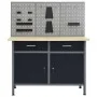 Workbench with three wall panels by vidaXL, Work tables - Ref: Foro24-3053428, Price: 418,56 €, Discount: %