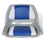 2x Asiento barco respaldo plegable cojín azul blanco 41x51x48cm by vidaXL, Sailboat parts - Ref: Foro24-279102, Price: 144,11...
