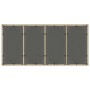 Conjunto de Comedor de Jardín 9 pcs Beige ratán PE