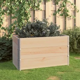Massive Kiefernholz-Pflanzkästen, 3 Stück, 50x100 cm. von vidaXL, Töpfe und Pflanzgefäße - Ref: Foro24-3055165, Preis: 120,02...