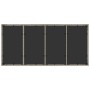 Conjunto de Comedor de Jardín 7 pcs Gris claro Poliratán