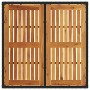 Conjunto de Comedor de Jardín 5 pcs Negro Poliratán