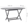 Garten-Essgruppe 7-teilig aus massivem grauem Akazienholz von vidaXL, Gartensets - Ref: Foro24-3057874, Preis: 452,96 €, Raba...