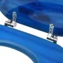 Toilet seats with lid 2 units MDF blue water drop design by vidaXL, Toilet and bidet seats - Ref: Foro24-3056406, Price: 91,0...