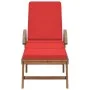 Sun loungers with cushions, 2 units, solid red teak wood by vidaXL, Loungers - Ref: Foro24-3054637, Price: 469,02 €, Discount: %