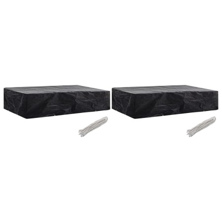 Garden furniture covers 2 units 8 eyelets 218x77x55 cm by vidaXL, Garden furniture covers - Ref: Foro24-279133, Price: 22,71 ...