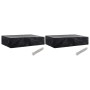 Garden furniture covers 2 units 8 eyelets 218x77x55 cm by vidaXL, Garden furniture covers - Ref: Foro24-279133, Price: 22,71 ...