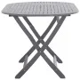 7-piece solid acacia wood garden dining set in gray. by vidaXL, Garden sets - Ref: Foro24-278923, Price: 415,42 €, Discount: %