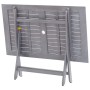 Garten-Essgruppe 7-teilig aus massivem grauem Akazienholz von vidaXL, Gartensets - Ref: Foro24-278922, Preis: 406,06 €, Rabat...