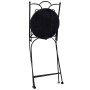 Bistrotisch und Stühle, 3-teilig, schwarz-weißes Keramikmosaik von vidaXL, Gartensets - Ref: Foro24-279414, Preis: 229,31 €, ...
