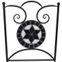 Bistrotisch und Stühle, 3-teilig, schwarz-weißes Keramikmosaik von vidaXL, Gartensets - Ref: Foro24-279414, Preis: 229,31 €, ...