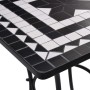 Bistro table and chairs 3 pieces black and white ceramic mosaic by vidaXL, Garden sets - Ref: Foro24-279414, Price: 229,31 €,...