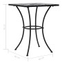 Bistro table and chairs 3 pieces black and white ceramic mosaic by vidaXL, Garden sets - Ref: Foro24-279414, Price: 229,31 €,...