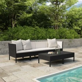 6-piece garden furniture set and black synthetic rattan cushions by vidaXL, Garden sets - Ref: Foro24-3056982, Price: 406,64 ...