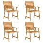 5-teiliges Garten-Essset aus massivem Akazienholz von vidaXL, Gartensets - Ref: Foro24-3057843, Preis: 381,60 €, Rabatt: %