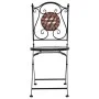 Bistro table and chairs 3-piece set with terracotta ceramic mosaic. by vidaXL, Garden sets - Ref: Foro24-279689, Price: 232,7...