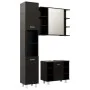 Juego de muebles de baño 3 pzas madera ingeniería negro de vidaXL, Muebles de baño - Ref: Foro24-3056953, Precio: 186,04 €, D...
