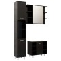 Juego de muebles de baño 3 pzas madera ingeniería negro by vidaXL, Bathroom furniture - Ref: Foro24-3056953, Price: 189,40 €,...