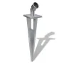 Pole stakes pins 4 units steel by vidaXL, fence posts - Ref: Foro24-3057511, Price: 58,39 €, Discount: %