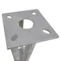 Pole stakes pins 4 units steel by vidaXL, fence posts - Ref: Foro24-3057511, Price: 58,39 €, Discount: %