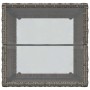 Juego Bistro de Jardín 3 pcs Gris Poliratán