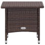 3-teiliges Gartenmöbel-Set und braune synthetische Rattankissen von vidaXL, Gartensets - Ref: Foro24-3059372, Preis: 305,34 €...