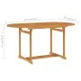 Conjunto de comedor de jardín 5 piezas madera maciza de teca de vidaXL, Conjuntos de jardín - Ref: Foro24-3059527, Precio: 64...