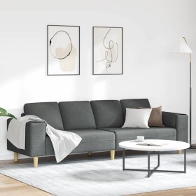 Juego de Sofá Gris oscuro tela