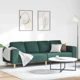 Juego de Sofá Verde oscuro tela
