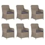 9-piece synthetic rattan garden dining set in brown color. by vidaXL, Garden sets - Ref: Foro24-3057802, Price: 1,00 €, Disco...