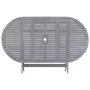 9-piece solid acacia wood garden dining set in gray. by vidaXL, Garden sets - Ref: Foro24-3057875, Price: 510,70 €, Discount: %