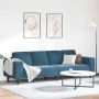Juego de Sofá Azul Terciopelo