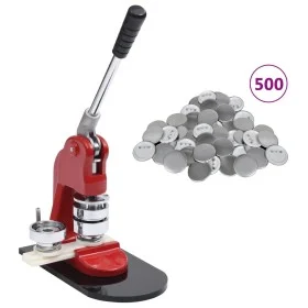 Badge making machine with 500 pieces of 58 mm badges by vidaXL, Crafts - Ref: Foro24-3056500, Price: 166,08 €, Discount: %