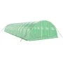 Greenhouse with green steel structure 56 m² 14x4x2 m by vidaXL, Greenhouses - Ref: Foro24-3188066, Price: 578,51 €, Discount: %