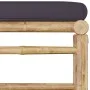 7-piece bamboo garden furniture set with dark gray cushions by vidaXL, Garden sets - Ref: Foro24-3058232, Price: 589,96 €, Di...