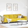 Juego de Sofá Amarillo Terciopelo