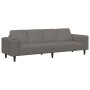 Sofá de tela con cojín Gris Claro 208 cm Telas de pana