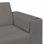 Sofá de tela con cojín Gris Claro 208 cm Telas de pana