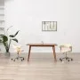 Drehbarer Bürostuhl aus gebogenem Holz, cremefarbenes Kunstleder von vidaXL, Bürostühle - Ref: Foro24-3054838, Preis: 141,22 ...